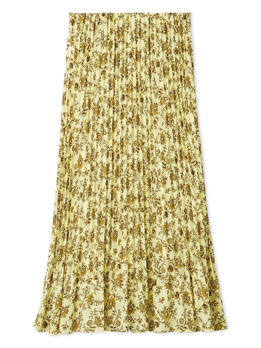 フラワープリントプリーツスカート(ロングスカート)｜スカート｜Mila