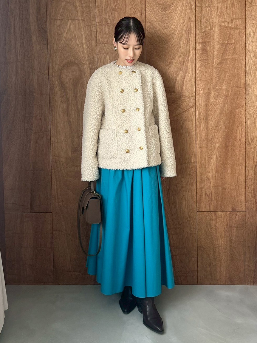 00サイズあり】ウエストゴムギャザーマキシスカート(ロングスカート