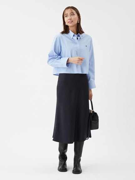 クワットサテンナロースカート(ロングスカート)｜スカート｜Mila Owen