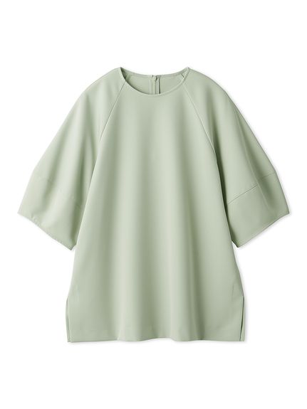 SET UPパンツ構築ラグランスリーブブラウス【手洗い可能】(ブラウス  