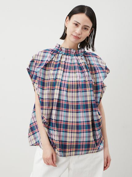 ミラオーウェン　ウォッシャブル】2WAYパフスリーブブラウス　完売品 ウォッシャブル】2WAYパフスリーブブラウス(ブラウス)｜トップス