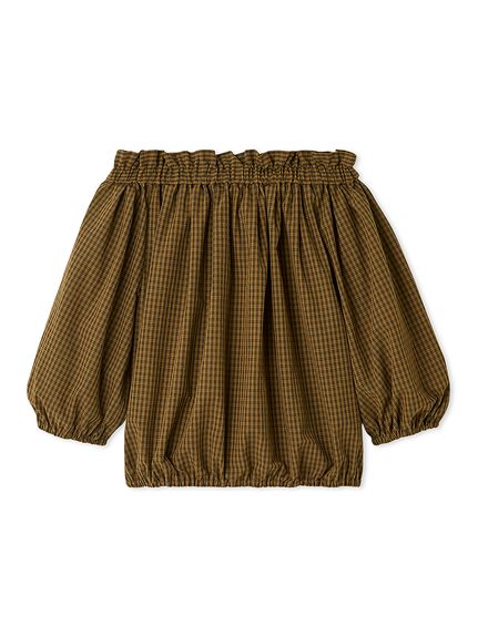 後リボンボリュームオフショルブラウス(ブラウス)｜トップス｜Mila