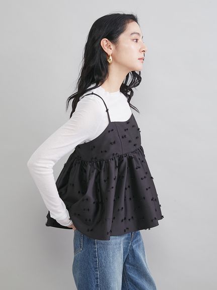 ジャガードペプラムキャミトップス(トップス)｜Mila Owen（ミラ