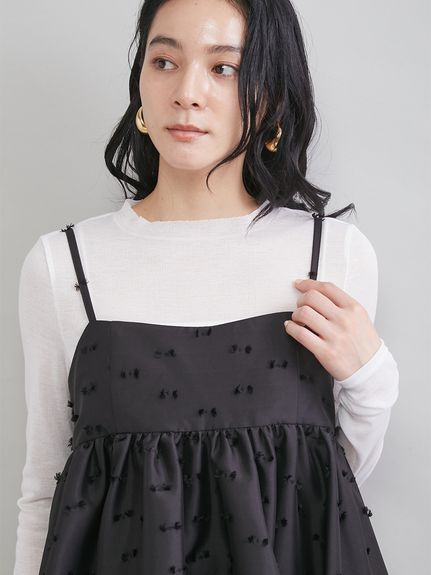 ジャガードペプラムキャミトップス(トップス)｜Mila Owen（ミラ