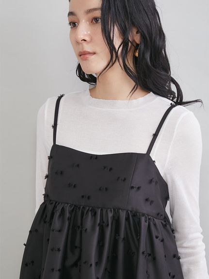 ジャガードペプラムキャミトップス(トップス)｜Mila Owen（ミラ