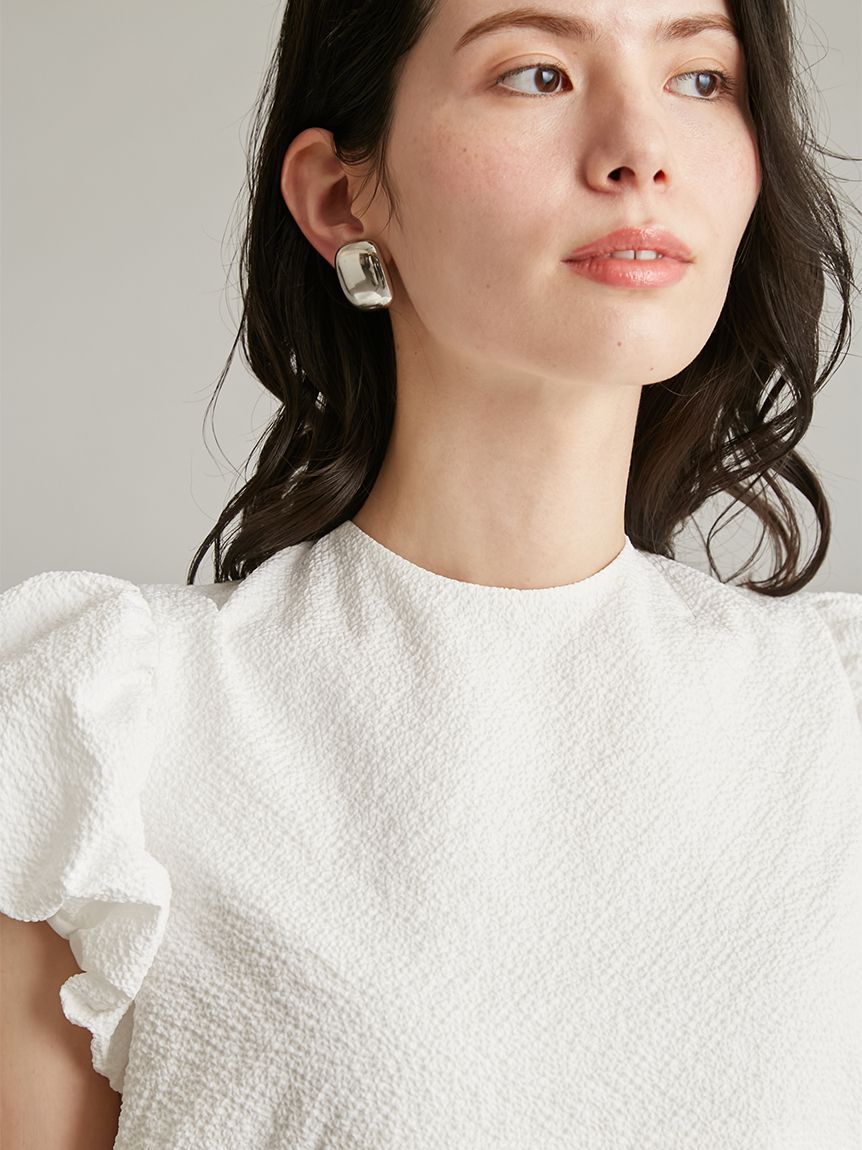 パフスリーブペプラムチュニックトップス(チュニック)｜トップス｜Mila
