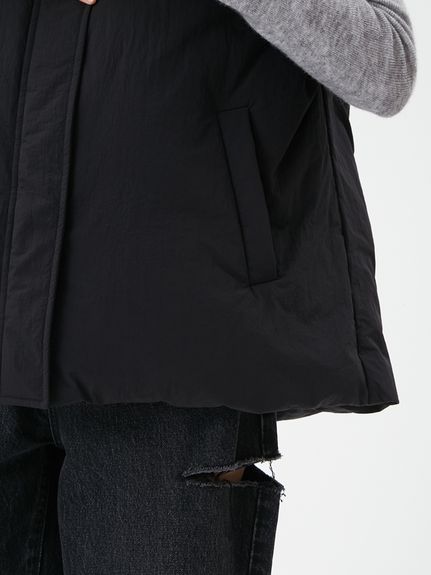 ボア衿リサイクルダウンベスト(ベスト)｜アウター｜Mila Owen