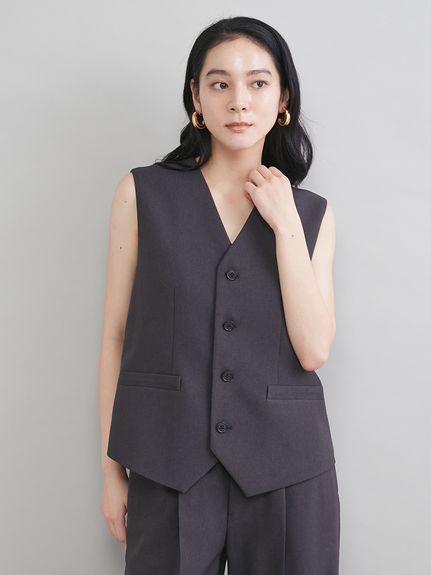 新品 ミラオーウェン  後ろベルト付き ベスト 今季 milaowen 後ろバックル付きベスト(ベスト)｜アウター｜Mila Owen（ミラ