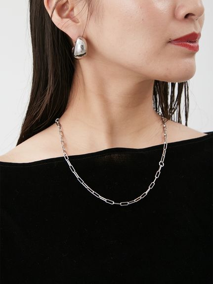 スクエアチェーンネックレス(ネックレス)｜アクセサリー｜Mila Owen