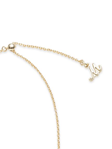 ラインストーンコインスライダーネックレス(ネックレス)｜アクセサリー