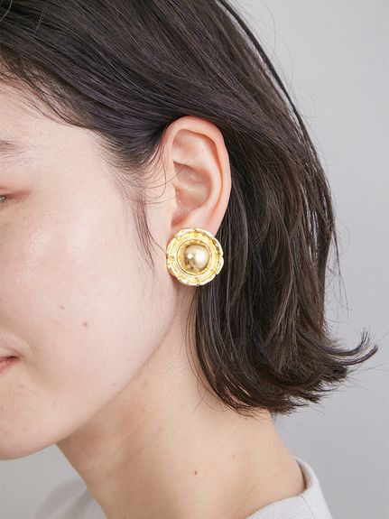 メタルボリュームイヤリング(イヤリング)｜アクセサリー｜Mila Owen