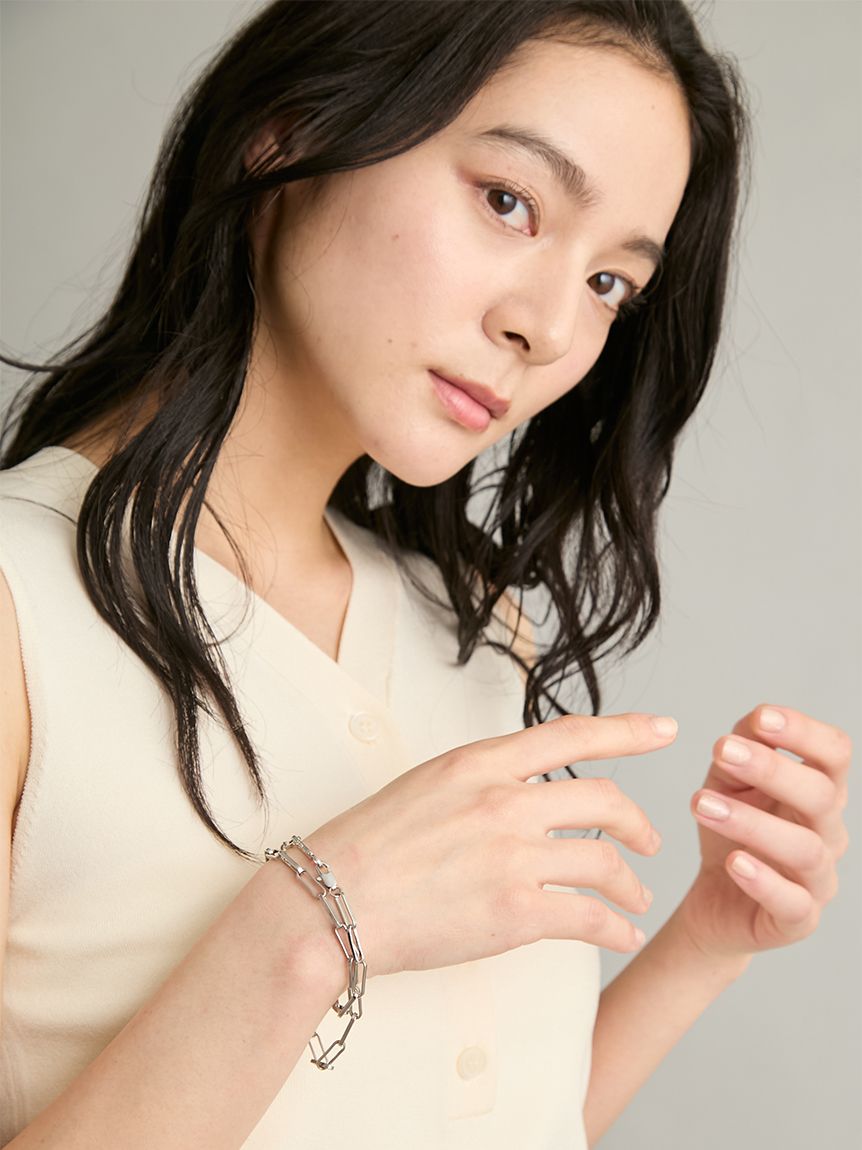 EVERYDAY PROOF JEWELRY 】 スクエアチェーンチョーカー(ネックレス