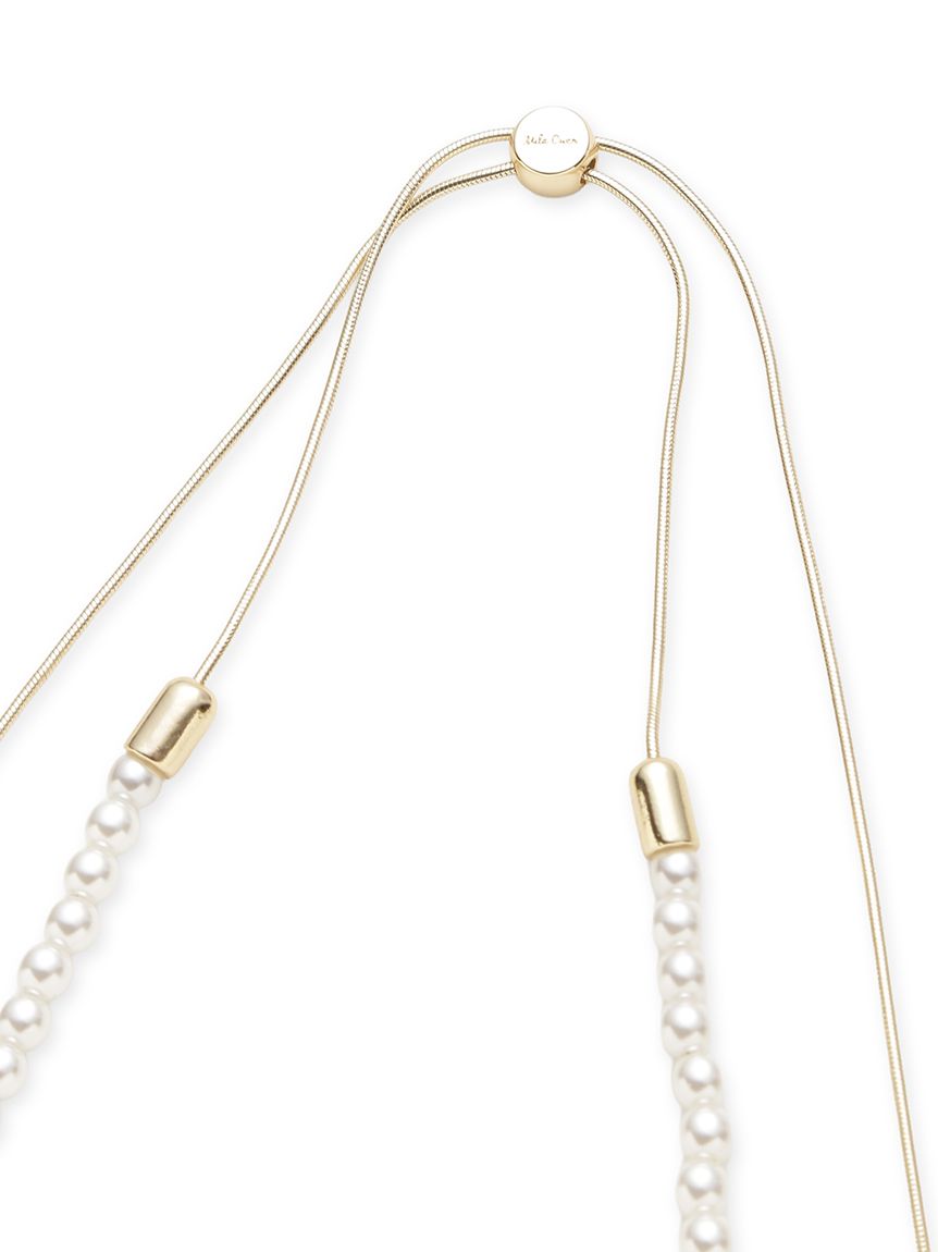 EVERYDAY PROOF JEWELRY 】パールスライダーネックレス(ネックレス