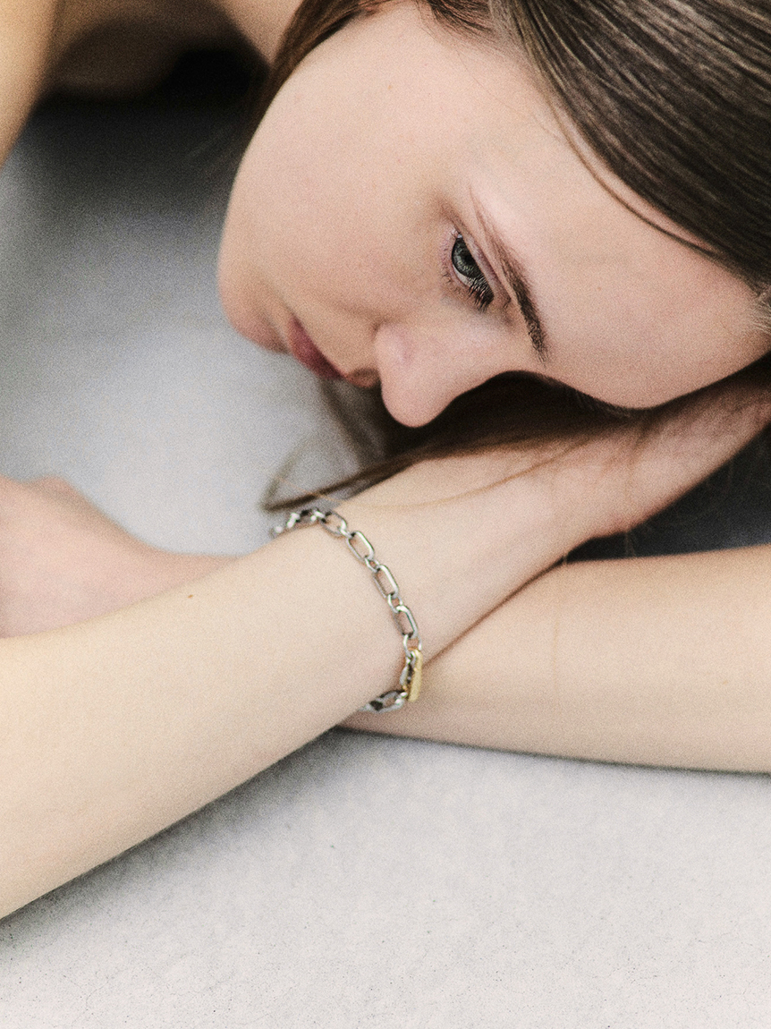EVERYDAY PROOF JEWELRY 】マルチチェーンブレス(ブレスレット