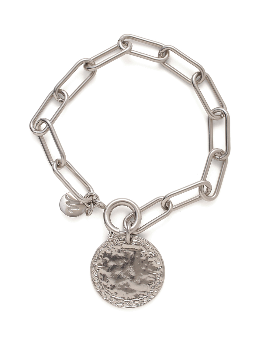 EVERYDAY PROOF JEWELRY 】コインスクエアチェーンブレス(ブレスレット