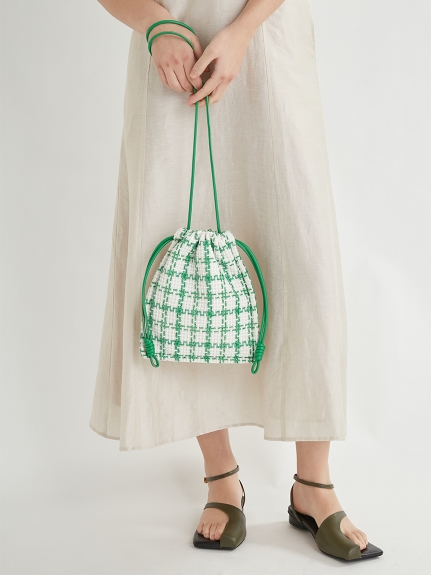 ツイードミニドロストバッグ ハンドバッグ バッグ Mila Owen ミラオーウェン の通販サイト 公式