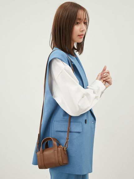 【新品タグ付き】ミラオーウェン　Mila Owen 　ミニボストン　2way ミニボストンショルダーバッグ(ショルダーバッグ)｜バッグ｜Mila