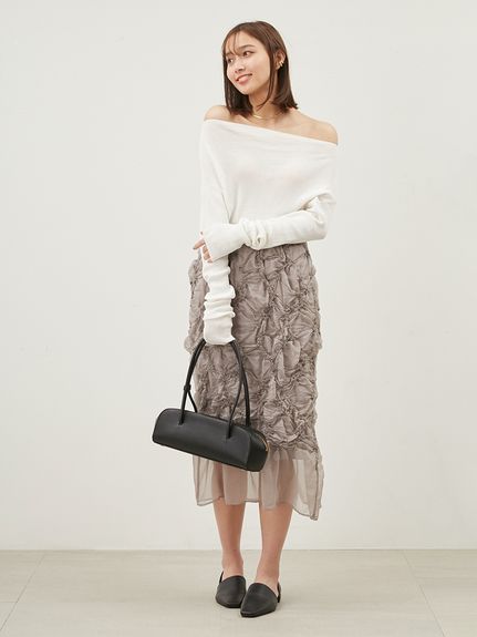 WEB限定カラー】ロングハンドルボストンバッグ(ショルダーバッグ
