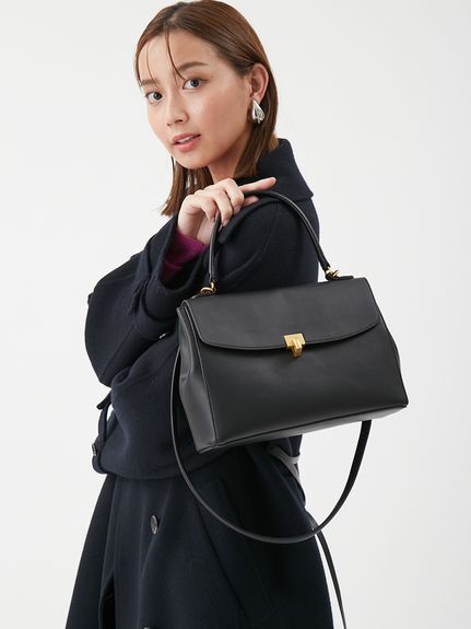 メタルモチーフスクエアバッグ(ショルダーバッグ)｜バッグ｜Mila Owen