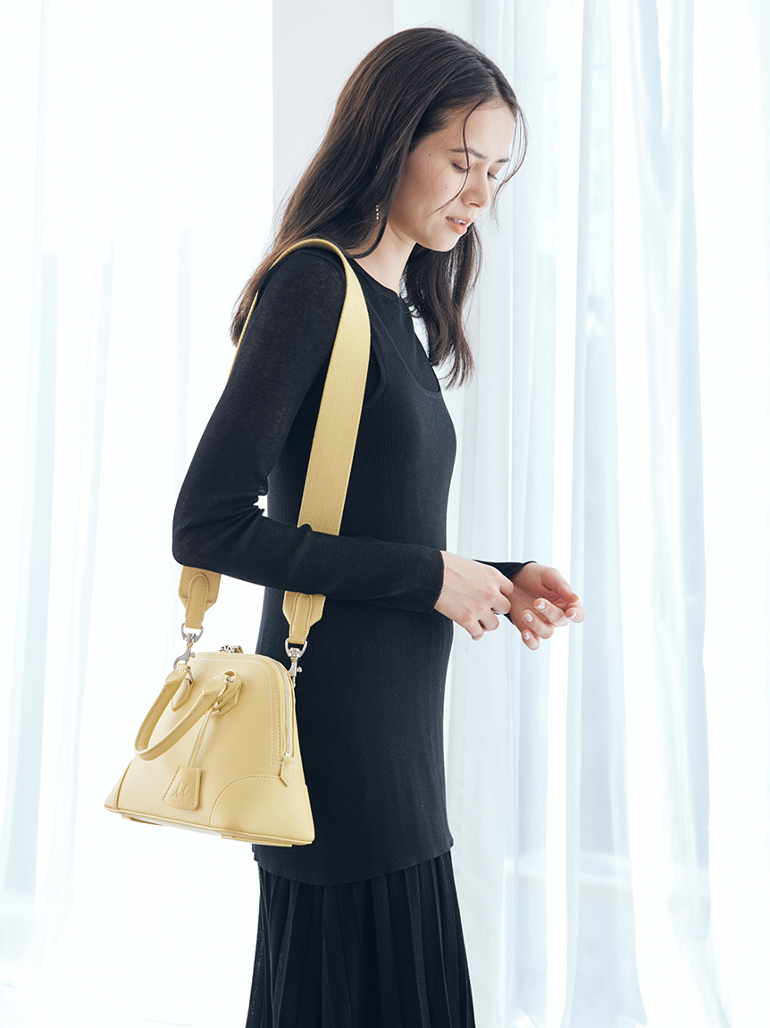 ワイドショルダーミドルボストンバッグ(ショルダーバッグ)｜バッグ