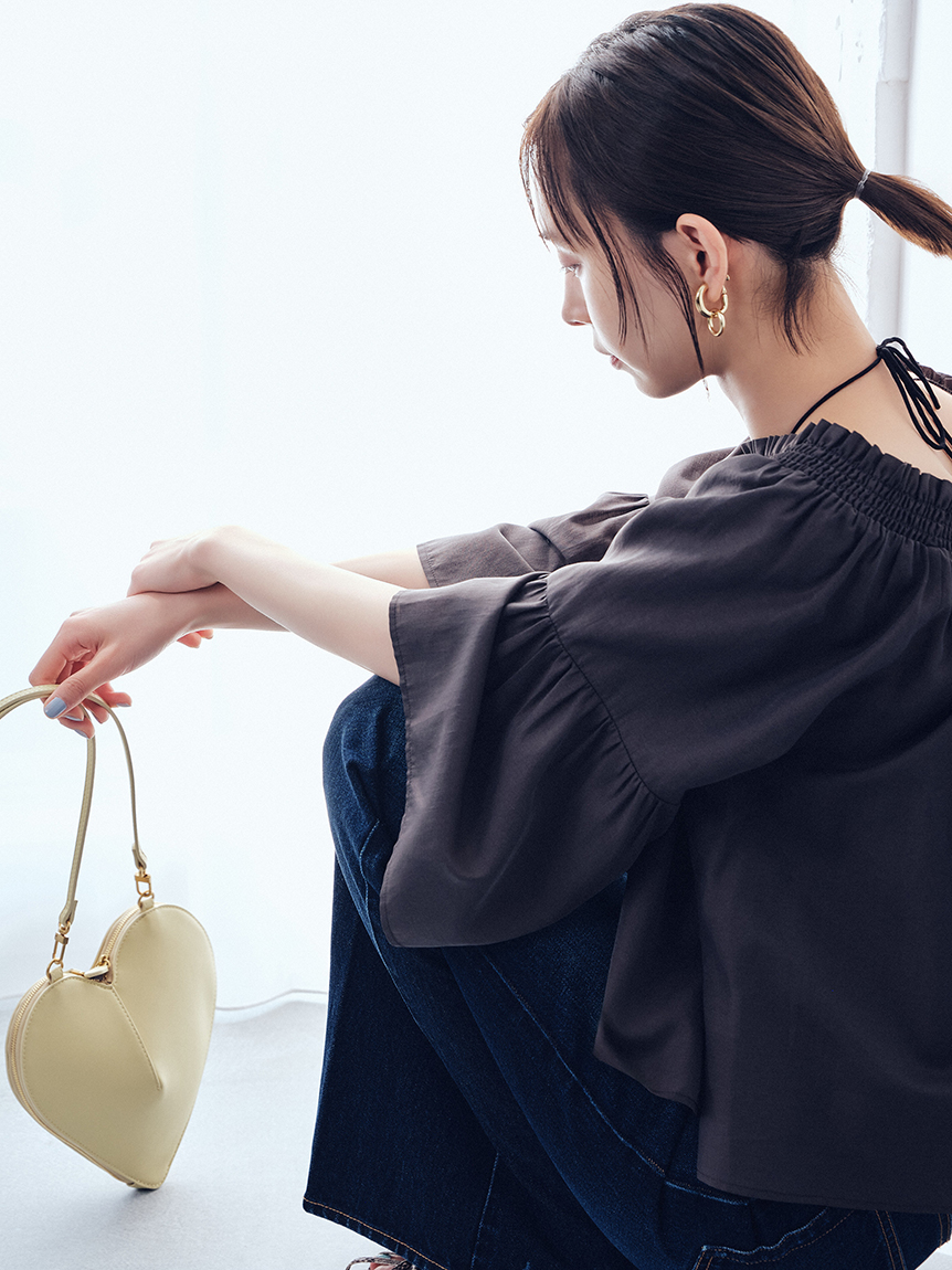 ハートモチーフショルダーバッグ(ショルダーバッグ)｜バッグ｜Mila
