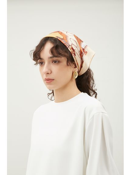 サーベル柄シルクスカーフ(スカーフ・バンダナ)｜ファッション
