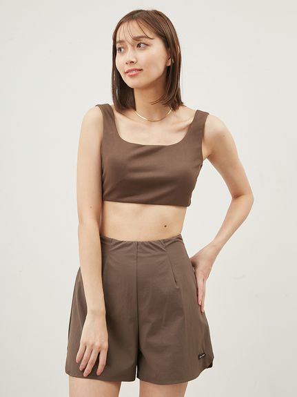 ❁﻿【次回発送日4/30以降】 新品☆ Mila Owen スクエアキャミ スクエアネックタンク型スウィムウェア(トップス)｜水着｜Mila
