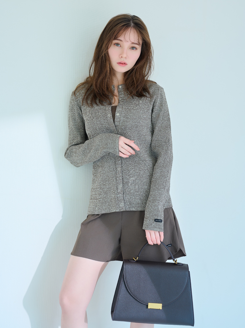 Mila Owen - 新品タグ付き ミラオーウェン ウエストリボンニット ミラ オーウェン Mila Owen ウエストリボンプリーツニット