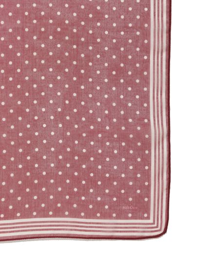 ドット柄ラインスカーフ(スカーフ・バンダナ)｜ファッション雑貨｜Mila