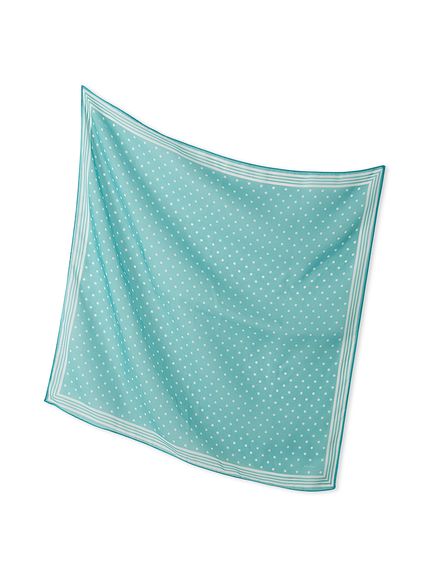 ドット柄ラインスカーフ(スカーフ・バンダナ)｜ファッション雑貨｜Mila