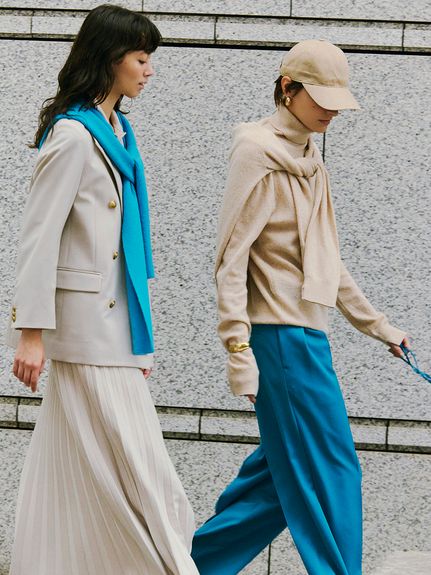 リブニットフーディマフラー(ファッション雑貨)｜Mila Owen（ミラ