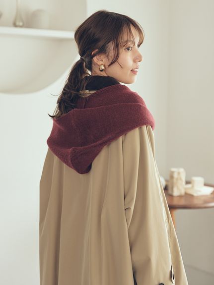 リブニットフーディマフラー(ファッション雑貨)｜Mila Owen（ミラ