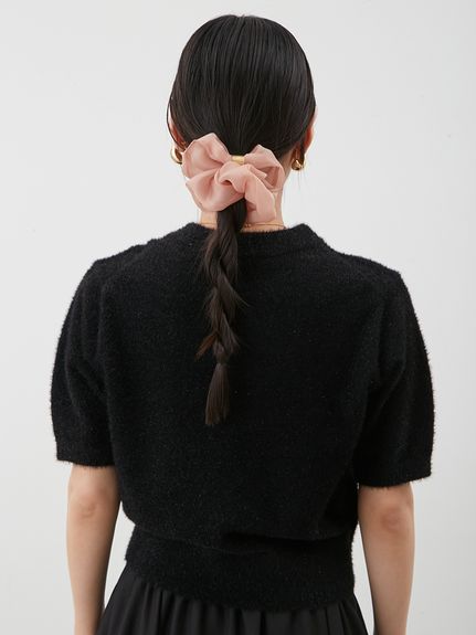 オーガンジーメタルポイントシュシュ(ヘッドアクセサリー