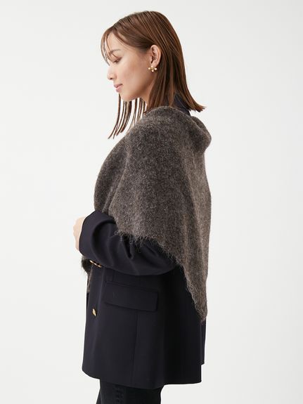 お値下げ中　MHL. トライアングルストール　毛100% 未使用 Mila Owen（ミラオーウェン） ストール マフラー トライアングル