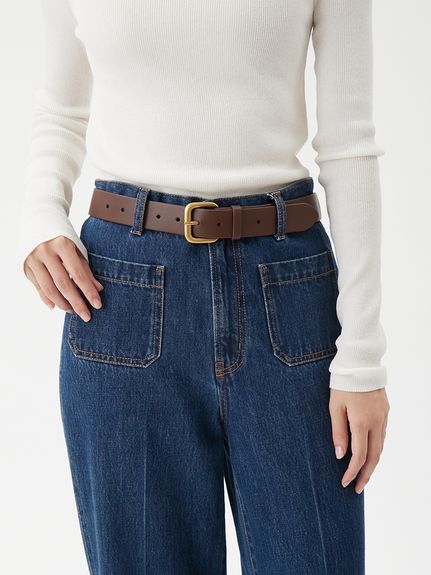 スクエアバックルチェーンベルト(ベルト・サスペンダー)｜ファッション