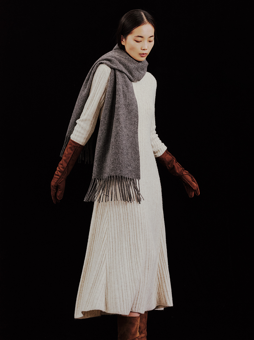 フェイクスエードステッチロンググローブ(ファッション雑貨)｜Mila