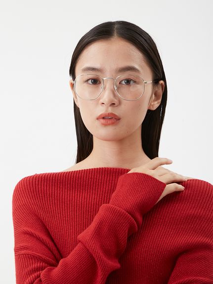 メタルスリムフレームダテメガネ(サングラス)｜ファッション雑貨｜Mila