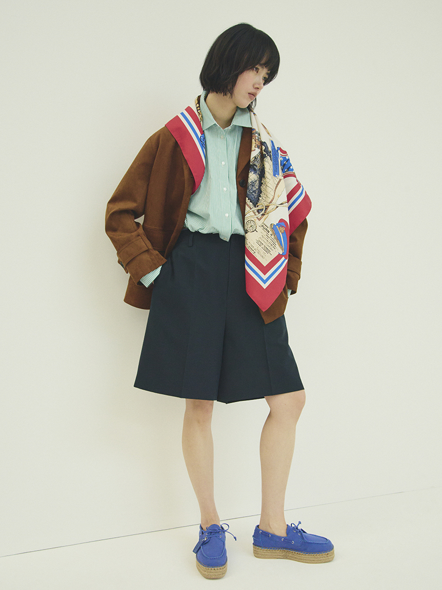 トラベル柄スカーフ(スカーフ・バンダナ)｜ファッション雑貨｜Mila