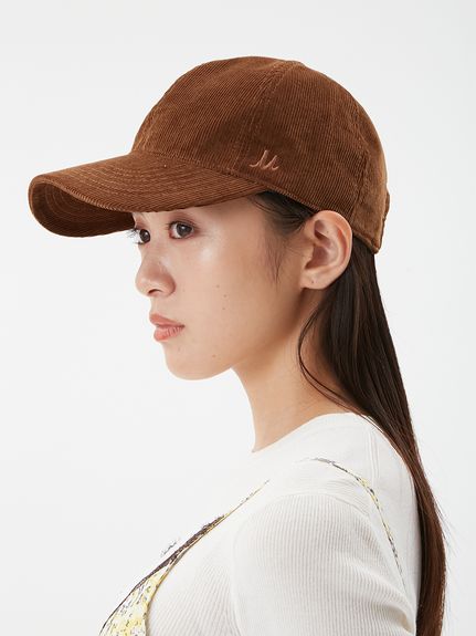 M刺繍コーデュロイキャップ(キャップ)｜帽子｜Mila Owen（ミラ