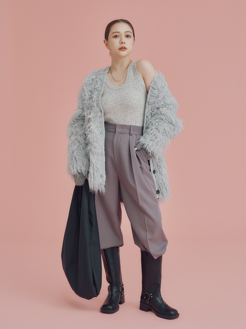 未使用品 ミラオーウェン バイカーミドルブーツ バイカーミドルブーツ｜ミラオーウェンの通販｜&mall（アンド