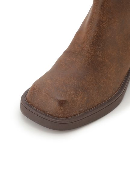 スクエアトゥロングブーツ(ブーツ)｜シューズ｜Mila Owen（ミラ