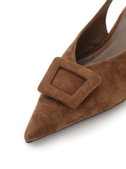 新品 Mila Owen / バックル付きラムレザースリングパンプス バックル付きラムレザースリングパンプス(パンプス)｜シューズ｜Mila