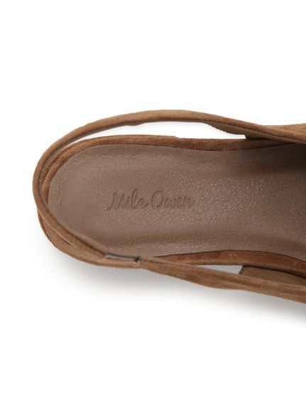 新品 Mila Owen / バックル付きラムレザースリングパンプス バックル付きラムレザースリングパンプス(パンプス)｜シューズ｜Mila