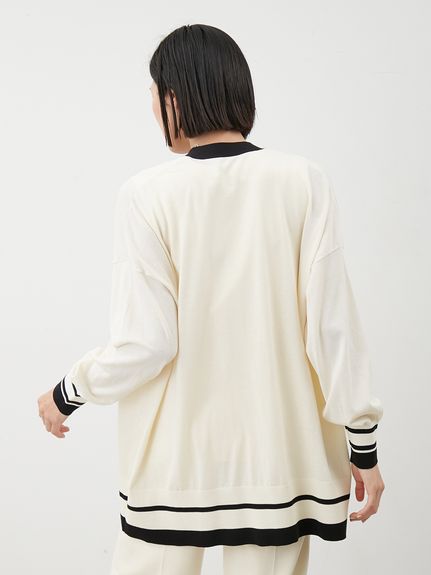 【新品未使用】MARNO Mila knit shirt カーディガン セットアップ対応】ドルマンスリーブカーディガン(カーディガン