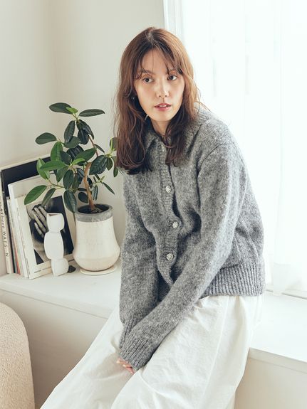 ビジューボタンカーディガン♡新品未使用 ビジュー／ボタンカーディガン｜allamanda(アラマンダ) 公式通販