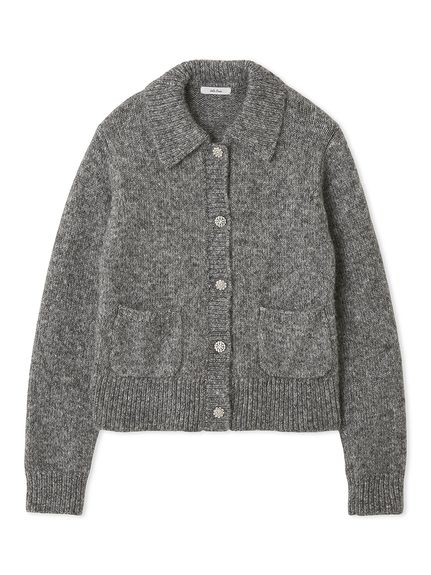 みーたん　Cニット　グレー スタイルミキサー STYLEMIXER ラガーニットトップ （BEG