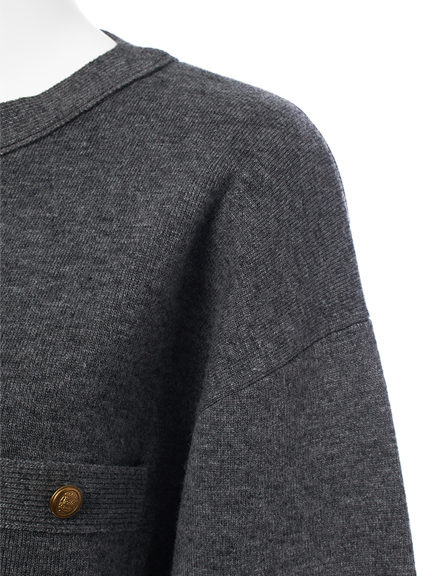 フェイス金釦カーデ(カーディガン)｜トップス｜Mila Owen（ミラ