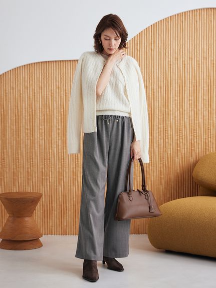 シアーケーブルアンサンブルカーディガン(カーディガン)｜トップス