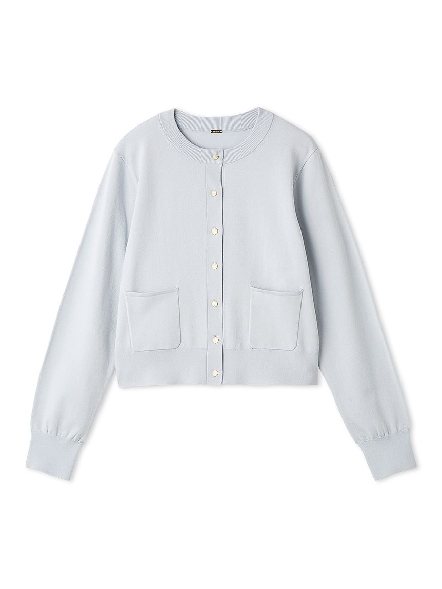 theory luxe 22AW ウォッシャブル コンパクト カーディガン 新品 マシーンウォッシャブル】【UVカット】金釦コンパクトカーディガン