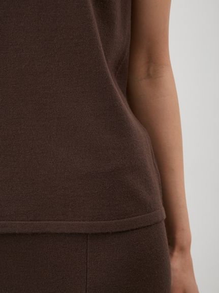 セットアイテム】ハイネックノースリニットナロースカートSET